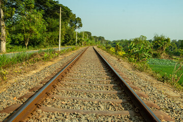 Obraz premium In the field of rail transport, routes or railway