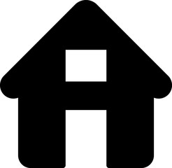 Vector home icon. House icon vector. House, real estate icon symbol trendy flat style icon for web site design, logo, app, UI or game design isolated on white background