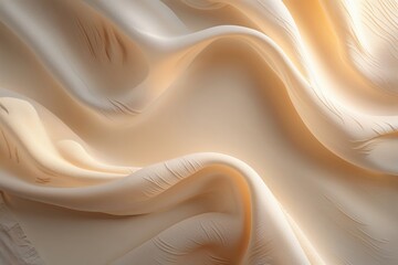 Obraz premium Neutral Cream Gradient Background with Gentle Texture and Warm Lighting