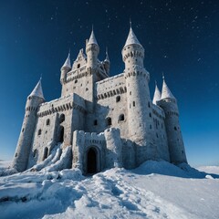 Fototapeta premium castle in the night