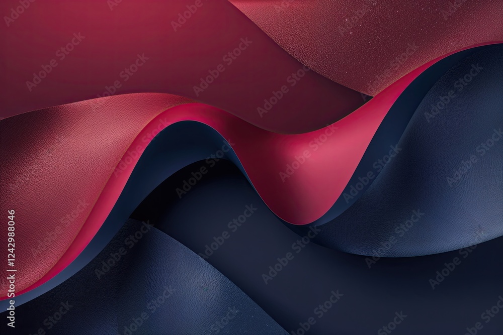 Poster mesmerizing crimson and navy gradient backdrop with light grain effect for bold and modern designs
