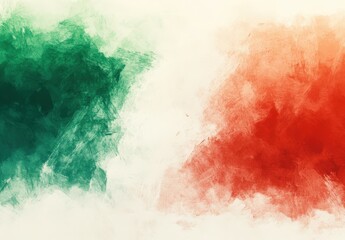 Obraz premium A detailed closeup of an Italian flag waving gracefully in the wind