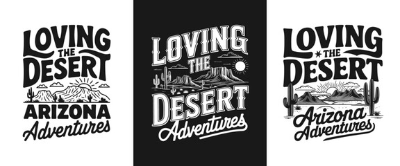 Fototapeta premium Show your love for the desert with our 