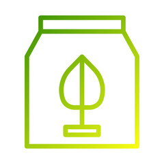 Eco-Friendly Packaging with Leaf Gradient Design