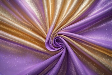 Dazzling Gold and Lavender Gradient Background with Shimmering Sheen for a Luxurious Touch