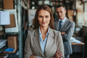 A group of financial analysts collaborates on analysis and reporting strategies in an office, demonstrating professionalism and teamwork