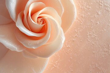 Fototapeta premium Tranquil Pale Peach Gradient Background with Soft Grainy Texture and Cream Hues for Stylish Design