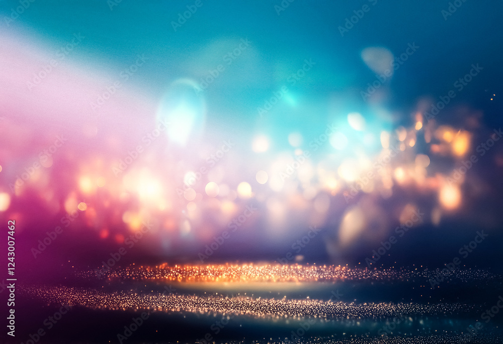 Poster abstract grainy background with gradient colors.