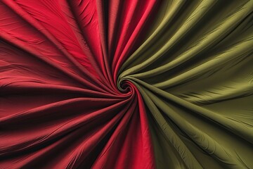 Vibrant Crimson to Olive Green Gradient Abstract Background with Luminous Texture