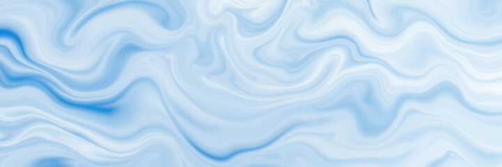 Obraz premium Soft blue and white abstract swirls blend with wavy oceanic textures, mysterious ambiance, wavy patterns, calming colors