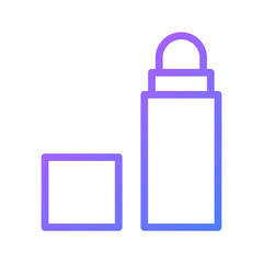 Minimalist Deodorant Stick Icon with Gradient Color