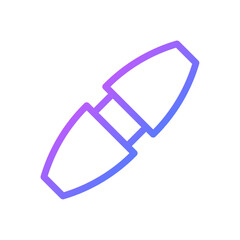 Minimalist Molecule Structure Gradient Artwork