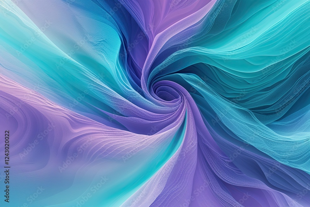 Aufkleber eye-catching turquoise and lavender gradient abstract background with dynamic textured design