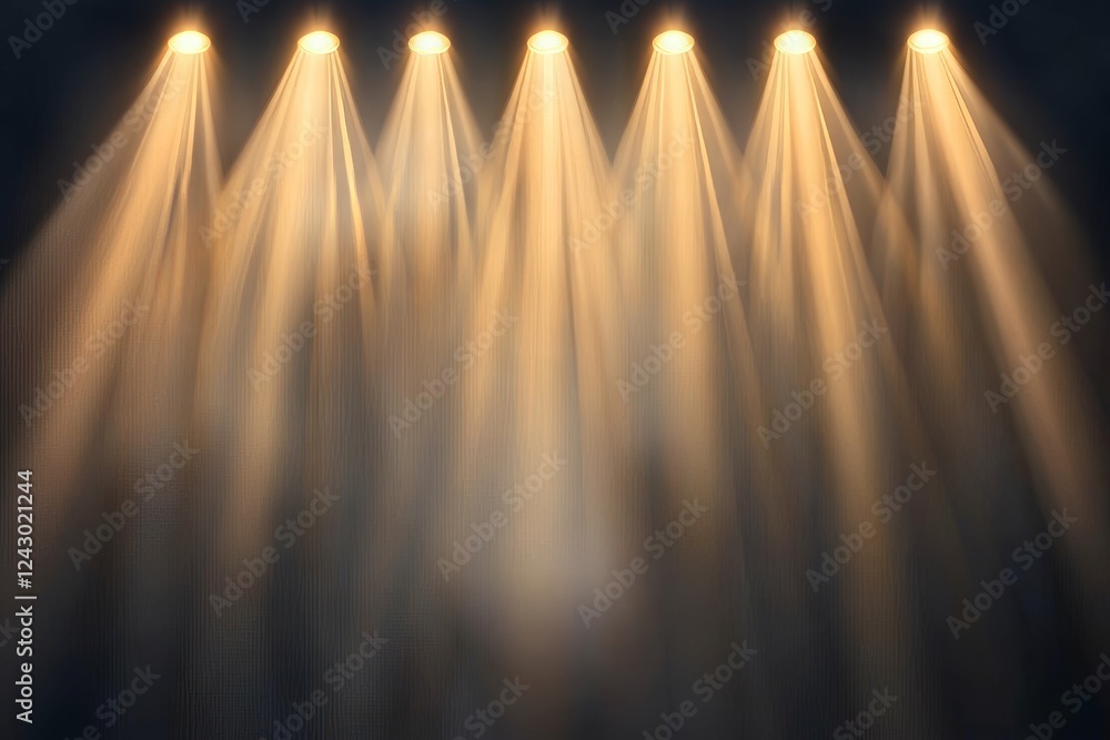 Aufkleber an abstract light backdrop designed for multiple use cases in science, music, and art