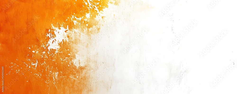 Aufkleber soft gradient orange and white background, with a grainy texture offering a smooth transition of col