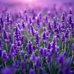 Obraz premium Lavender Fields in Bloom