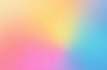 Soft gradient background with rainbow hues. Abstract gradient background featuring soft transitions between pastel rainbow colors, ideal for designs, social media posts, banners