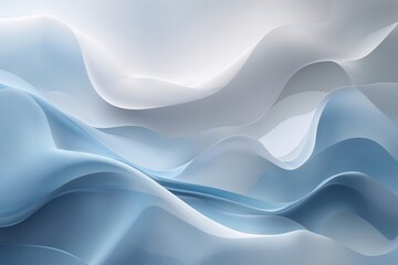 Obraz premium Elegant Light Blue and White Gradient Abstract Background with Soft Grainy Texture