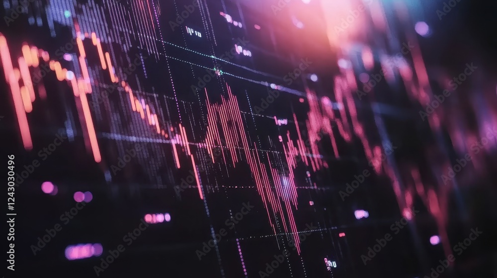 Poster visual representation of sound waves captured during a music performance showcasing vibrant colors a