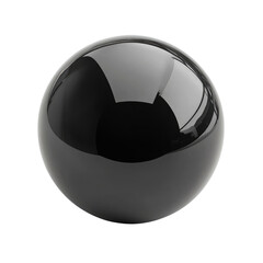 black plastic ball