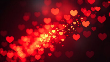 heart love background. Generative AI