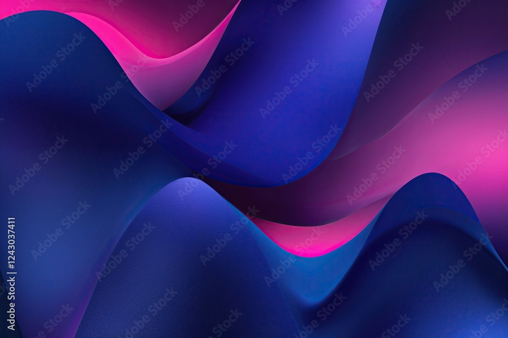Poster vibrant sapphire and raspberry abstract gradient background for creative design projects
