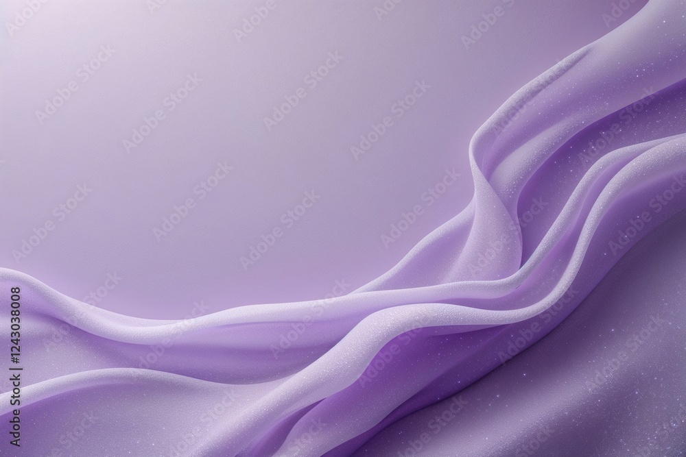 Poster serene lilac gradient background with smooth grainy texture transitioning to white for tranquil disp