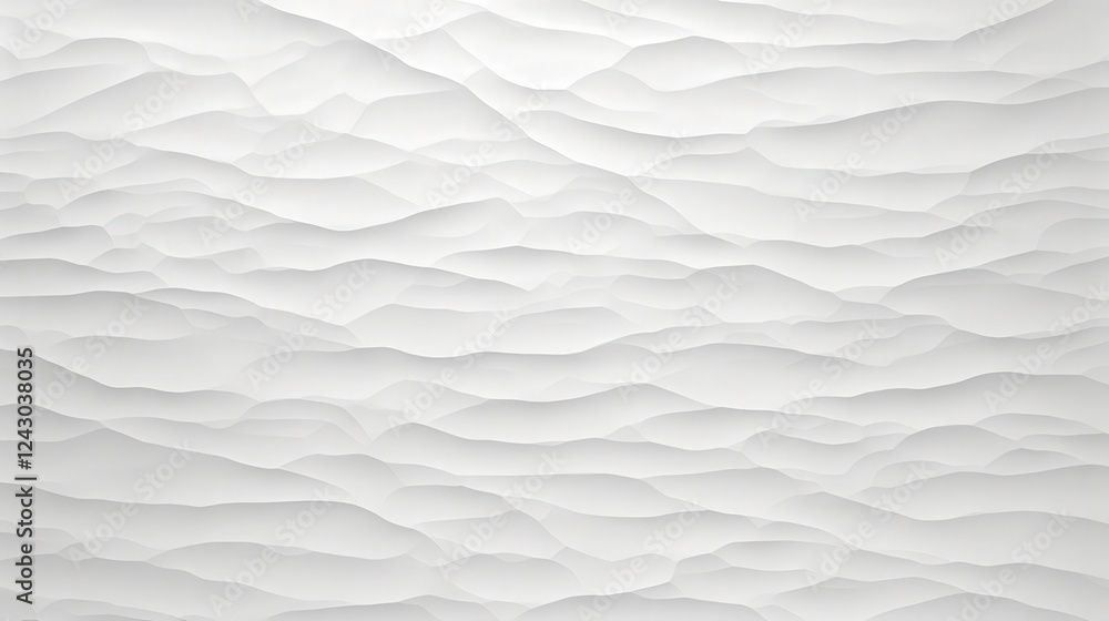Poster elegant white paper texture with subtle waves and patterns for creative design and background applic
