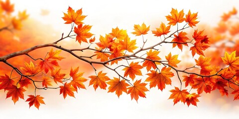 Branch with Autumnal Hues