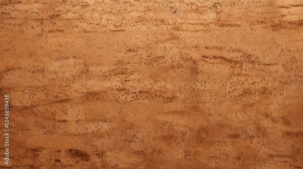 Poster close-up of natural cork board texture highlighting unique grain patterns and colors for background 