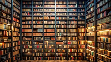 Fototapeta premium Escape to a vintage literary haven. 8K quality.