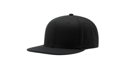 New Era Black Snapback Hat Mens Fashion Accessory