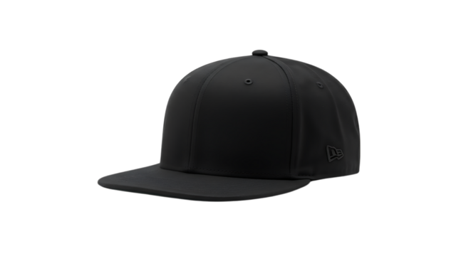New Era Black Snapback Hat Mens Fashion Accessory