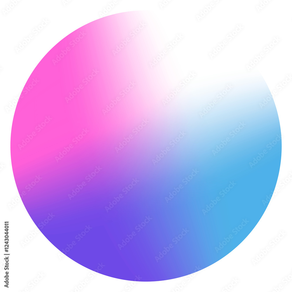 Canvas Prints colorful round gradient element transparent png