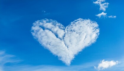 ハートの形をした雲