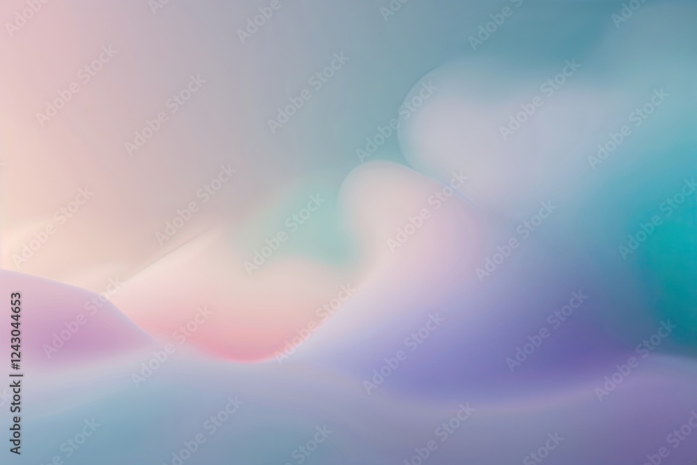 Poster soft pastel gradient with smooth misty background and subtle grain texture for modern design