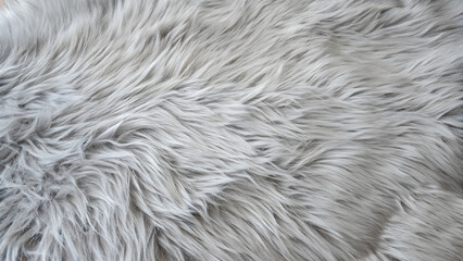 close up of gray fur texture