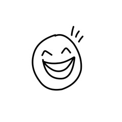 hand drawn cartoon face