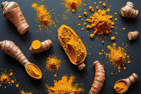 Turmeric Infusion on KFA Canvas for Culinary Design and Healthy Eating Options