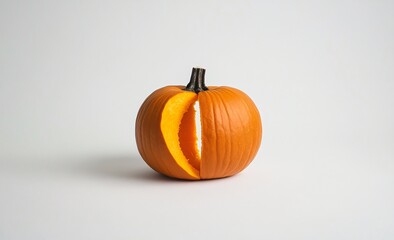 pumpkin on a white background