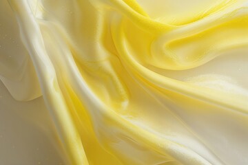 Obraz premium Luminous Lemon Yellow Gradient with Soft Texture Transitioning to Pearl for Stunning Backgrounds