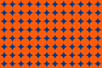 Orange circle pattern background, geometric design