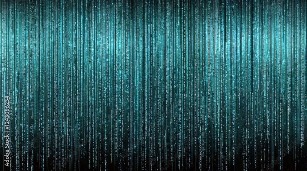 Poster a navy gradient tech background featuring an abstract motherboard with circuit lines and dots, symbo