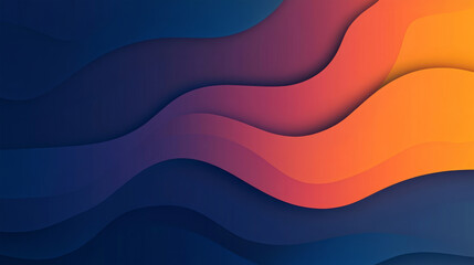 Abstract colored wave background with shadow  and gradients