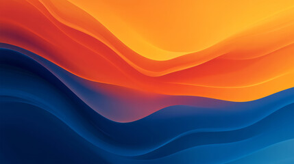 orange and blue background with transitions and gradients