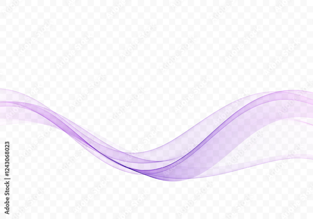 Poster abstract vector wave, flow of wavy lines.