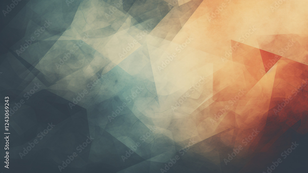 Poster abstract desktop background with muted beige and blue colors, perfect for presentation banners and d