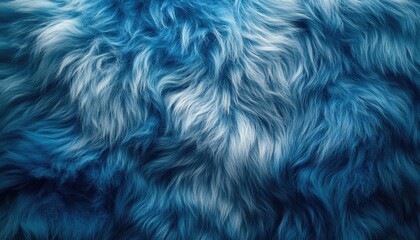 Obraz premium Blue and white fur texture background image