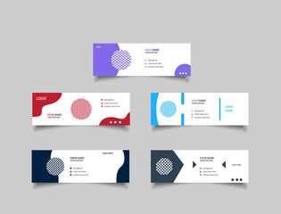 Corporate Email Signature template design,Modern and minimalist email signature or email footer template,Email Signature Layout,Creative professional Corporate Email Signature Design template, persona