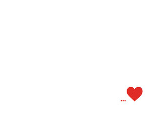 Valentine's day greeting card with hearts, vector illustration